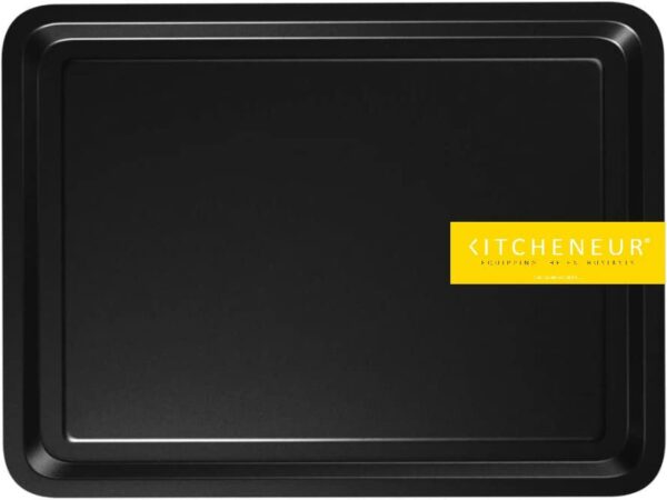 2-Pack - Essentials Baking Tray Set 32cm - Easy Cleaning Baking Tray/Pan, Non-Stick Tin, Multi-Pack Set Oven Trays - Dishwasher Safe and Easy Cle