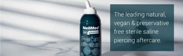 NeilMed Neilcleanse Piercing Aftercare, Fine Mist, 177.5g (6.3 oz)