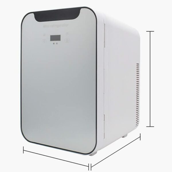 SDFGH Mini Portable Refrigerator Compressor Fridge Freezer Skin Care Cosmetic Single Door Refrigeration Foy Car Home