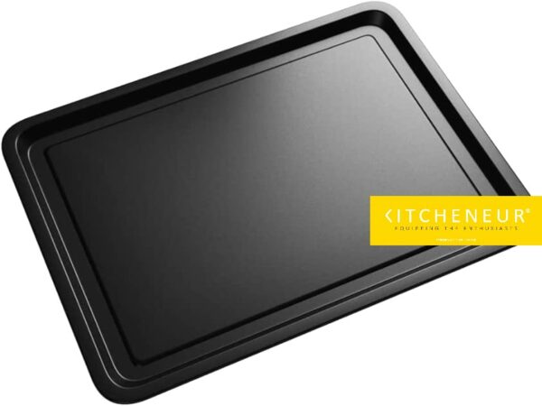 2-Pack - Essentials Baking Tray Set 32cm - Easy Cleaning Baking Tray/Pan, Non-Stick Tin, Multi-Pack Set Oven Trays - Dishwasher Safe and Easy Cle