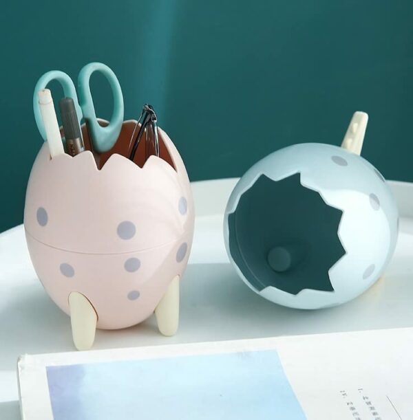 Table Trash Bin Mini Dinosaur Egg Tray Mini Desk Waste Paper Bin Wash Bin Cosmetic Mini Waste Paper Bin Desktop Desk Mini Storage Box 2 Pieces