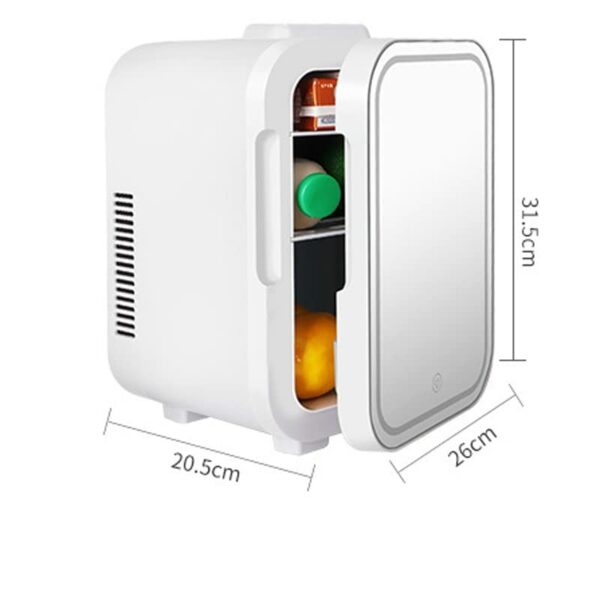 SDFGH Mini Refrigerator Kitchen Portable Fridge Auto Compressor Student Dormitory Home Picnic Camping Compact Cooler