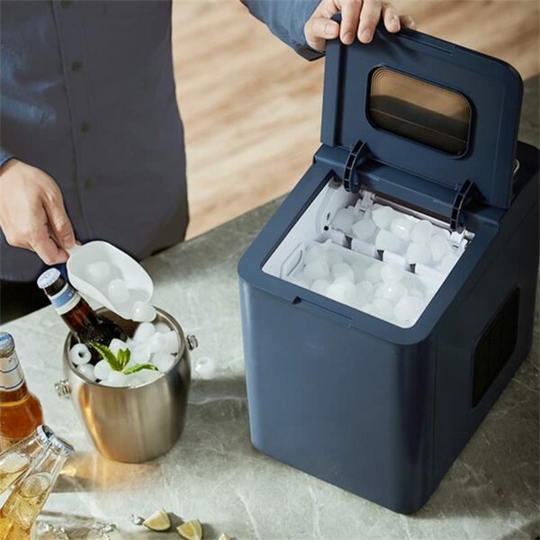 DINGZZ Student Mini Ice Maker Milk Tea Shop Commercial Ice Maker Crushed Or In Shavings Ice Cool Iced Drinks