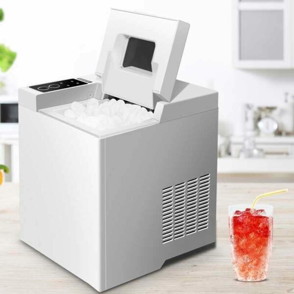 CHUNYU Electric Ice Maker Home Making Machine Countertop for Commercial Small Milk Tea Shop