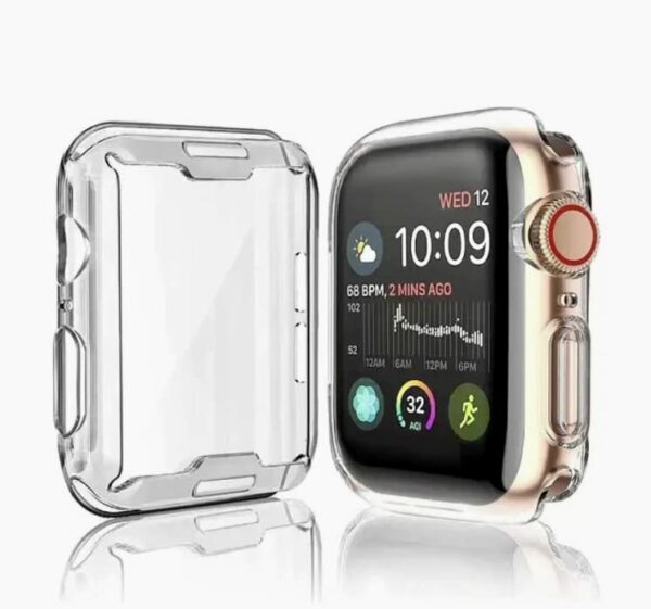 [2 Pack] Apple Watch Screen Protector 40MM Apple Watch Case Series 6 5 4 SE Apple Watch Cover Shockproof Protection Black iWatch Case [Black]