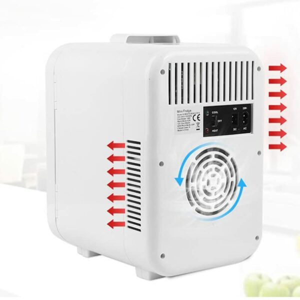 SDFGH Mini Refrigerator Kitchen Portable Fridge Auto Compressor Student Dormitory Home Picnic Camping Compact Cooler