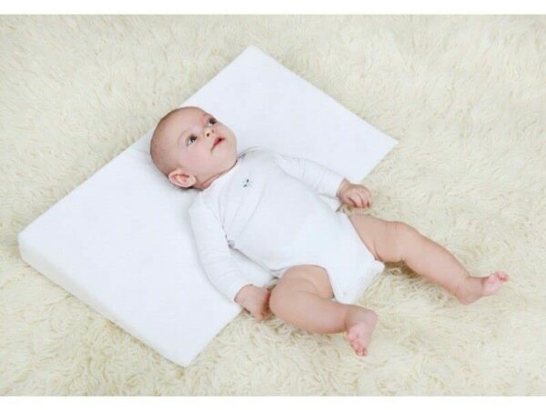 BUY ALL HERE MEMORY FOAM : Wedge Pillow Anti Reflux Colic Cushion Anti-Spit Milk 23.5 x 13 x 3 Inch - ( 60 x 33 CM )