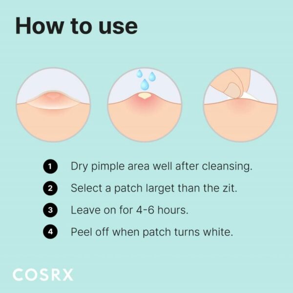 COSRX Master Patch Original Fit (24 counts) Absorbing Pimple Patches, Hydrocolloid Spot Treatment, Blemish Cover, Acne Spot Stickers, 3 Sizes