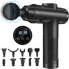 Massage Gun Deep Tissue, Muscle Percussion Massager with 30 Speeds Quiet Hand Massagers with LCD Touch Screen